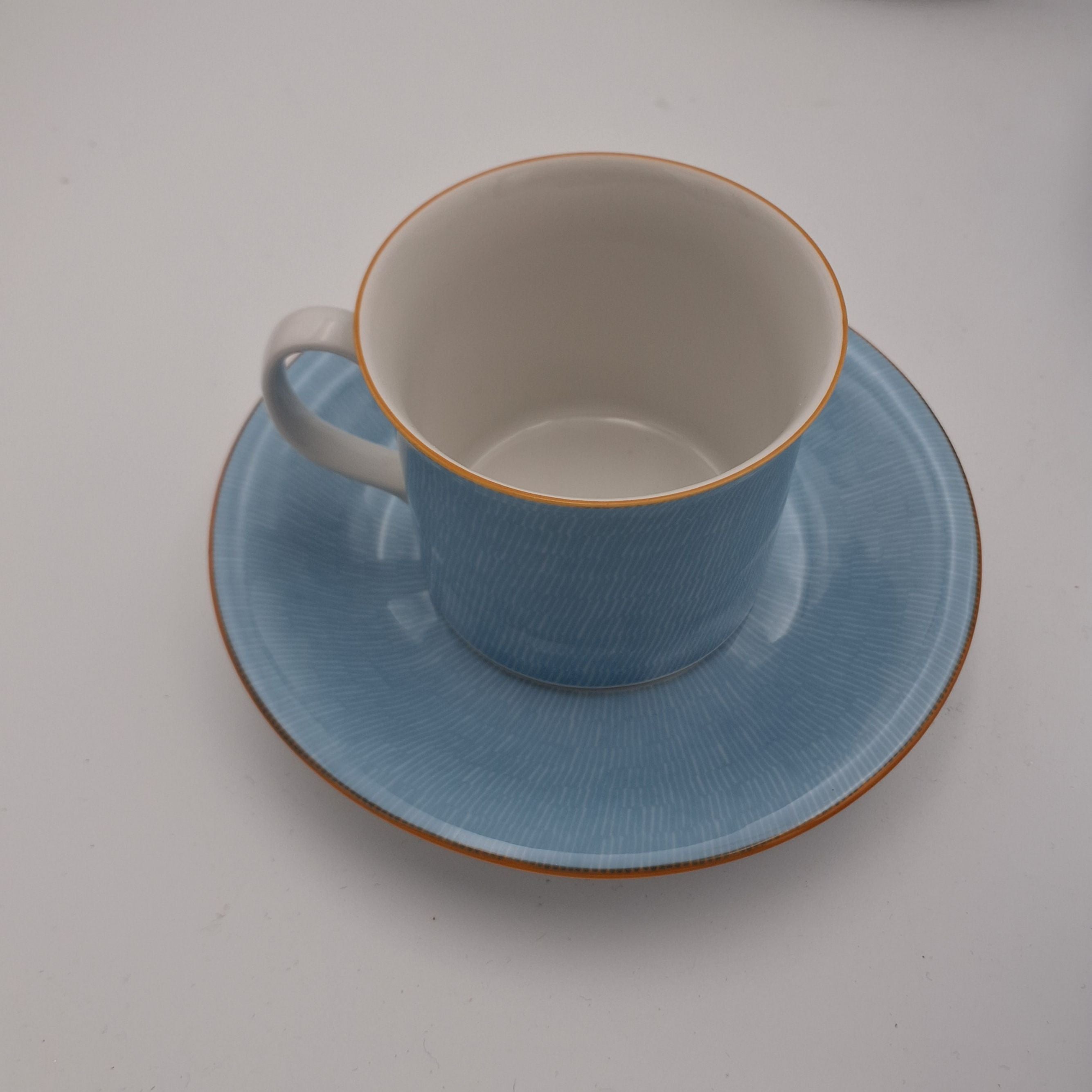 Blå kaffesæt primeur
